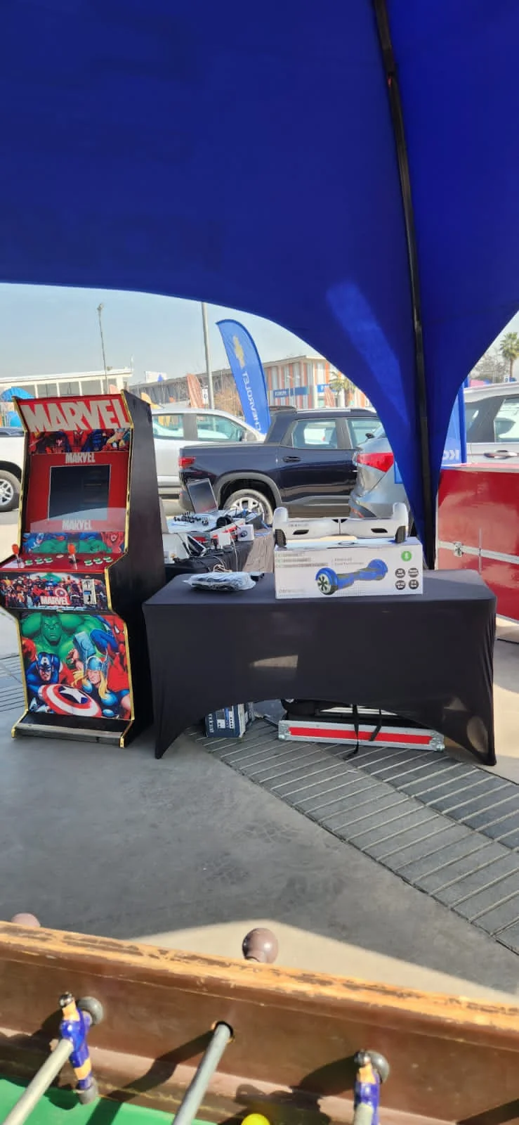 Máquina Arcade Marvel – Santiago Inflable