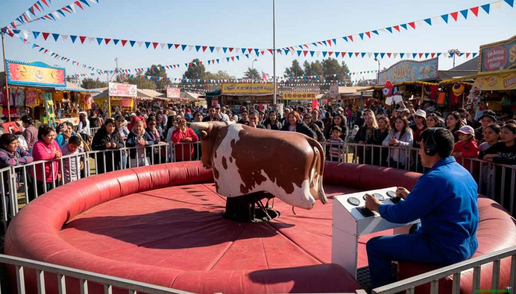 Toro mecánico en ferias